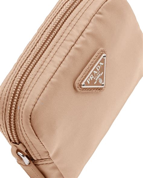 prada men's nylon pouch|prada beige nylon bag.